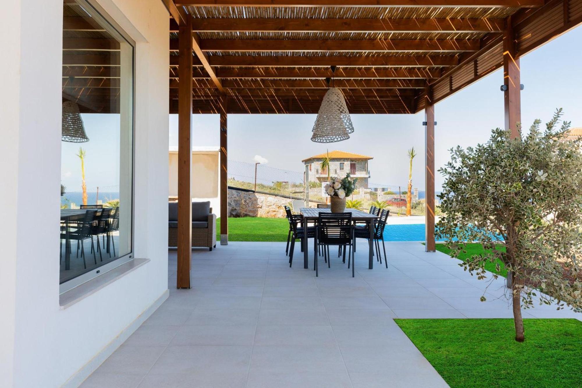 Luxury Villa U Kokkini Hani Bagian luar foto