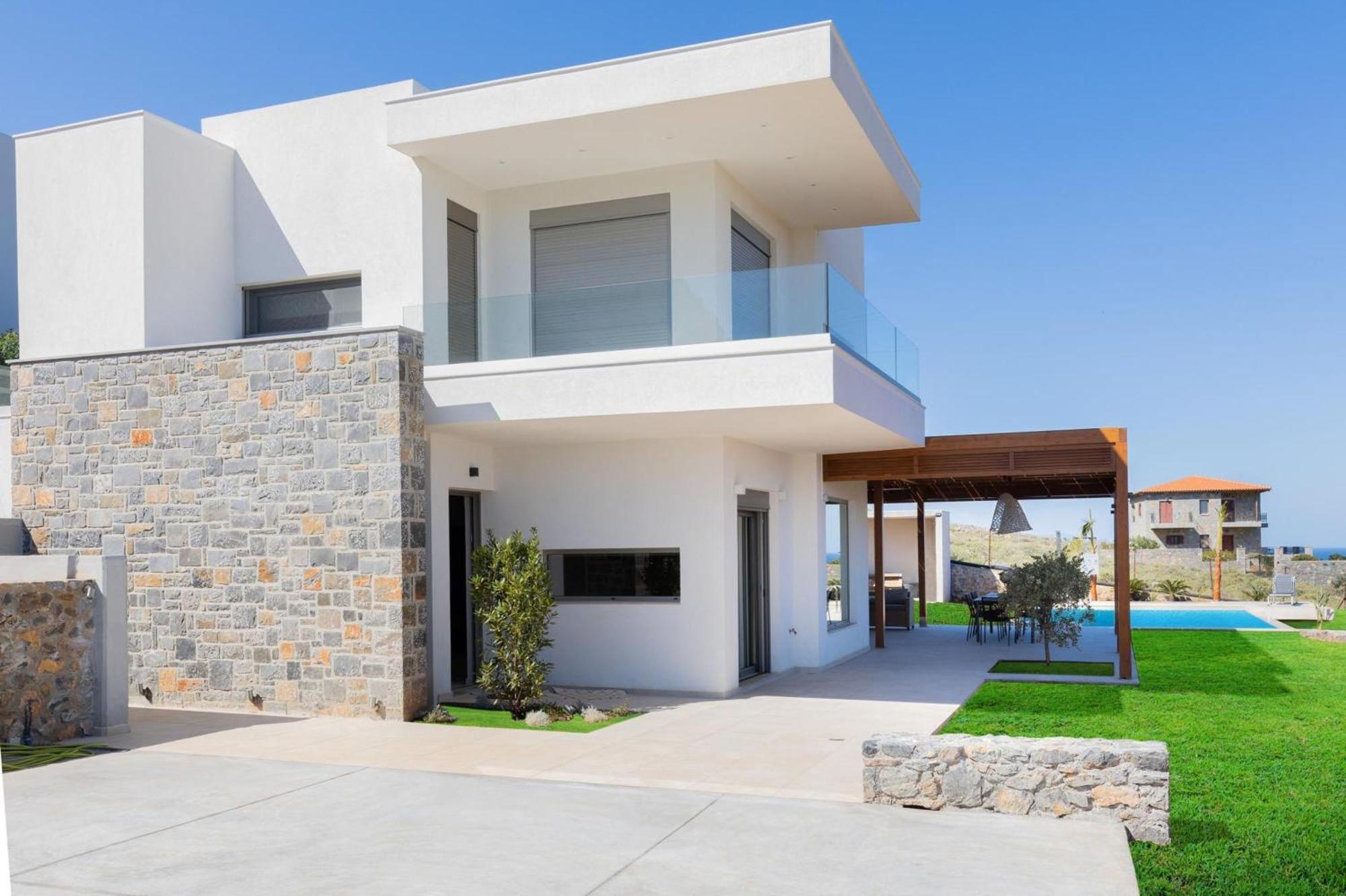 Luxury Villa U Kokkini Hani Bagian luar foto