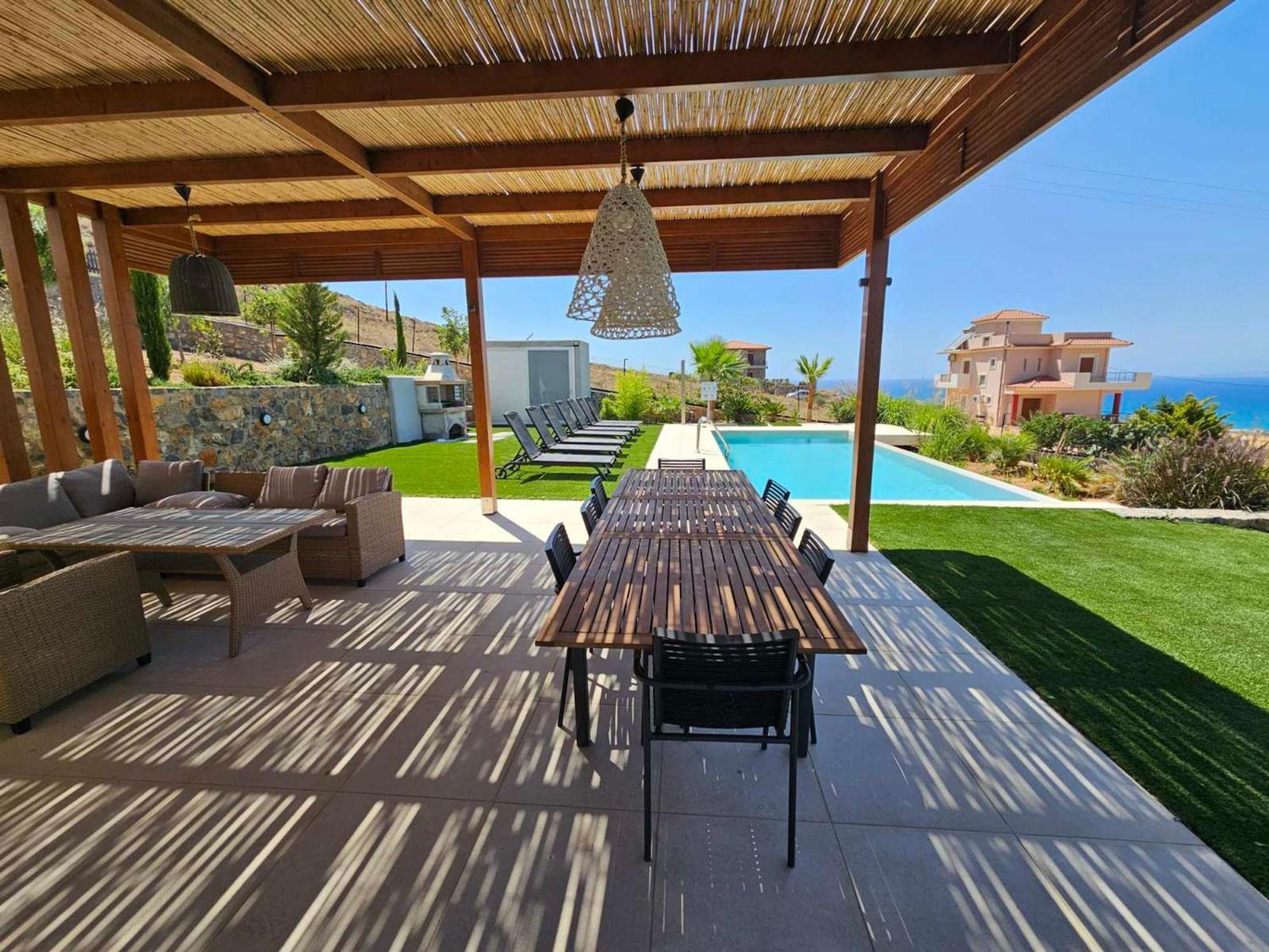 Luxury Villa U Kokkini Hani Bagian luar foto